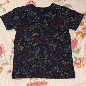 Dinosaur Print Kids Shirt - Multicolor